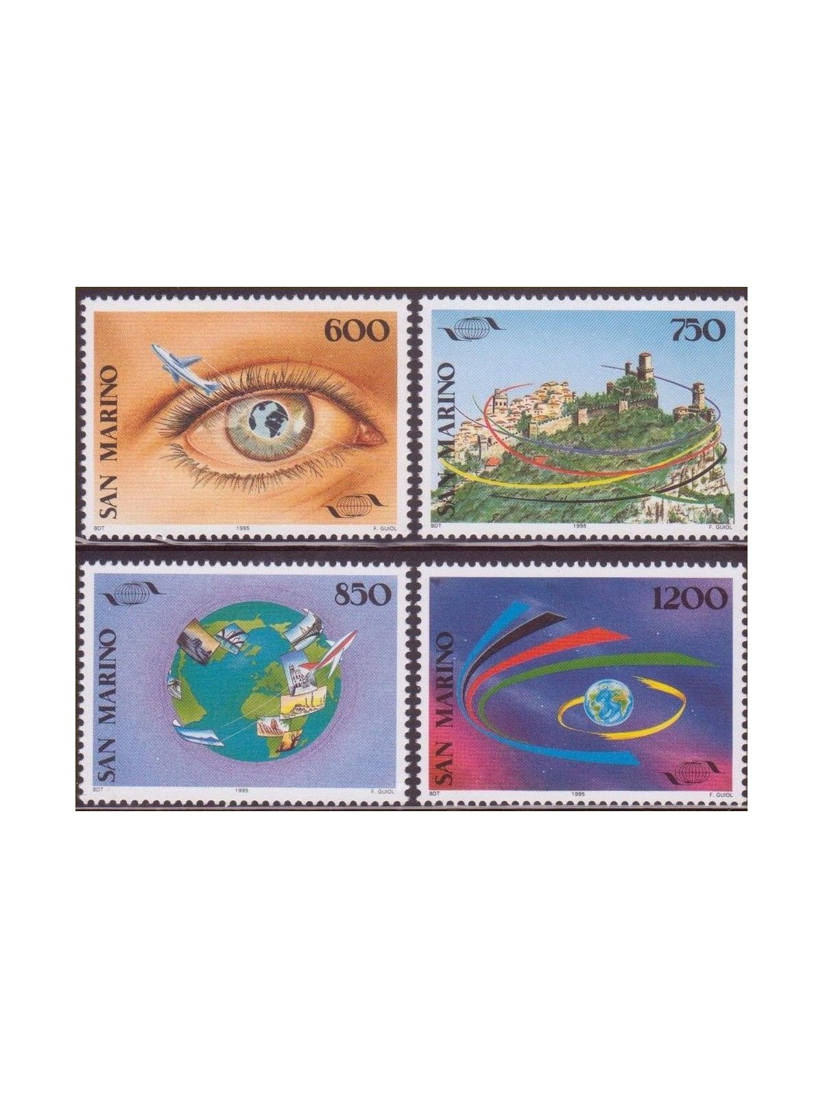 SAN MARINO 1995 World Tourism Organisation 4v MNH**