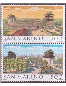 SAN MARINO 1995 Views of Beijing 2v MNH**
