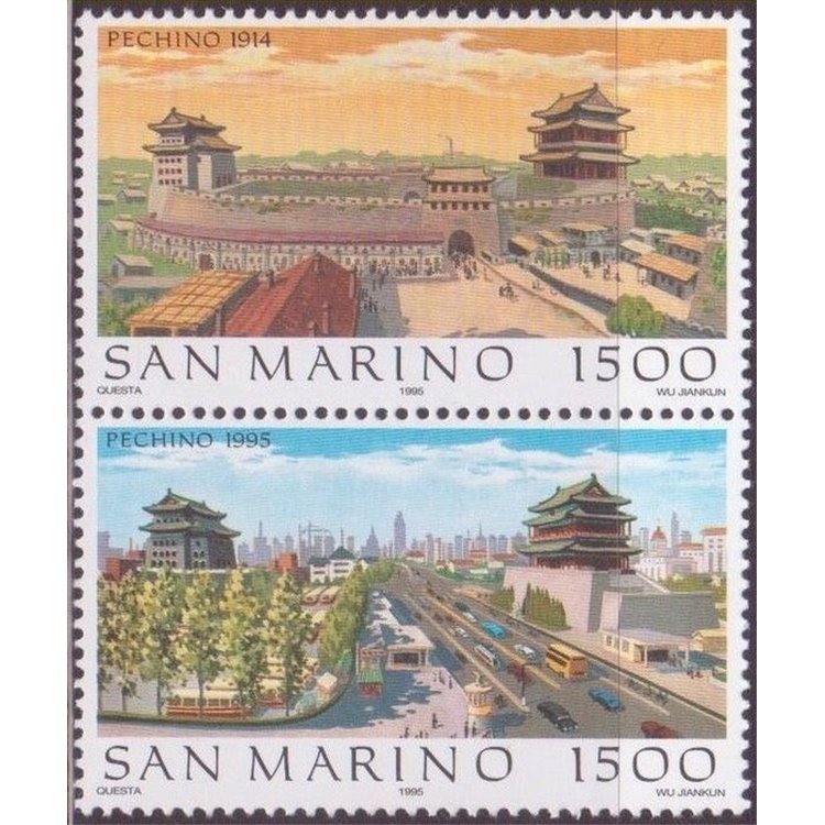 SAN MARINO 1995 Views of Beijing 2v MNH**