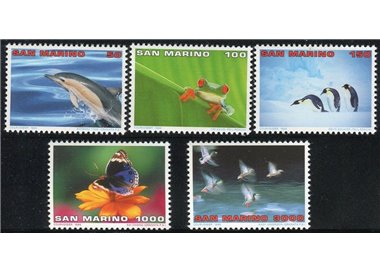 SAN MARINO 1996 Mondo natura 5v MNH**