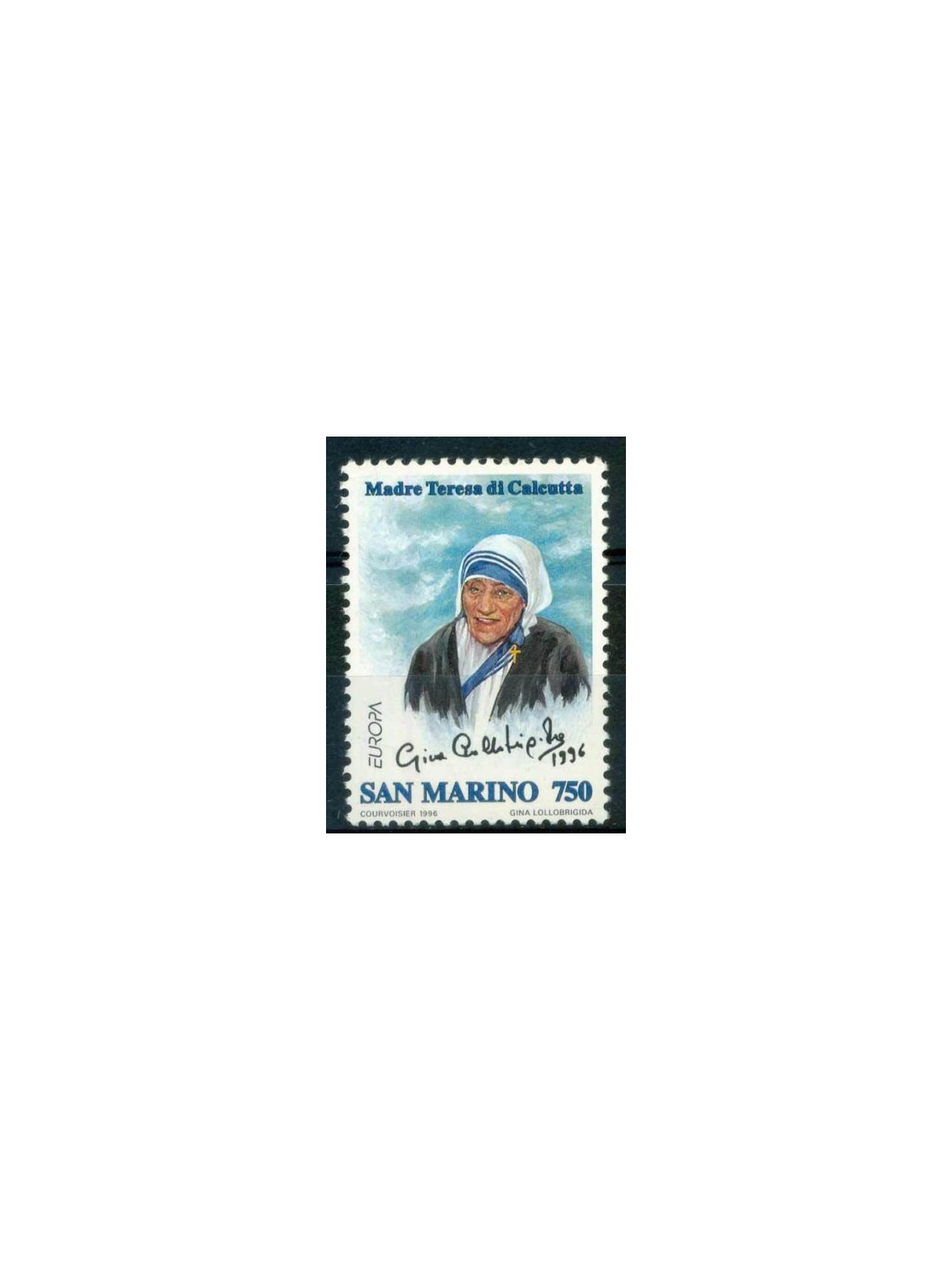 SAN MARINO 1996 Europe, Mother Teresa MNH**