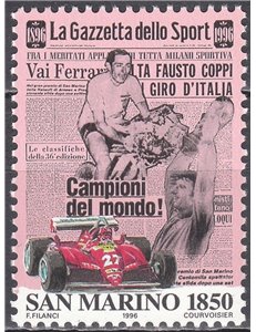 SAN MARINO 1996 Gazzetta dello Sport MNH**