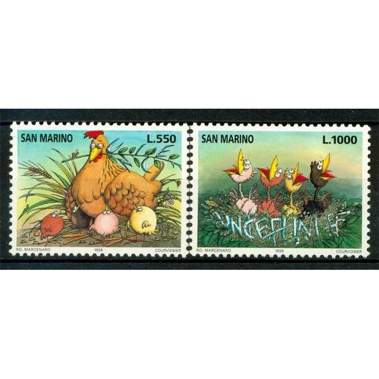 SAN MARINO 1996 UNICEF Anniversary 2v MNH**