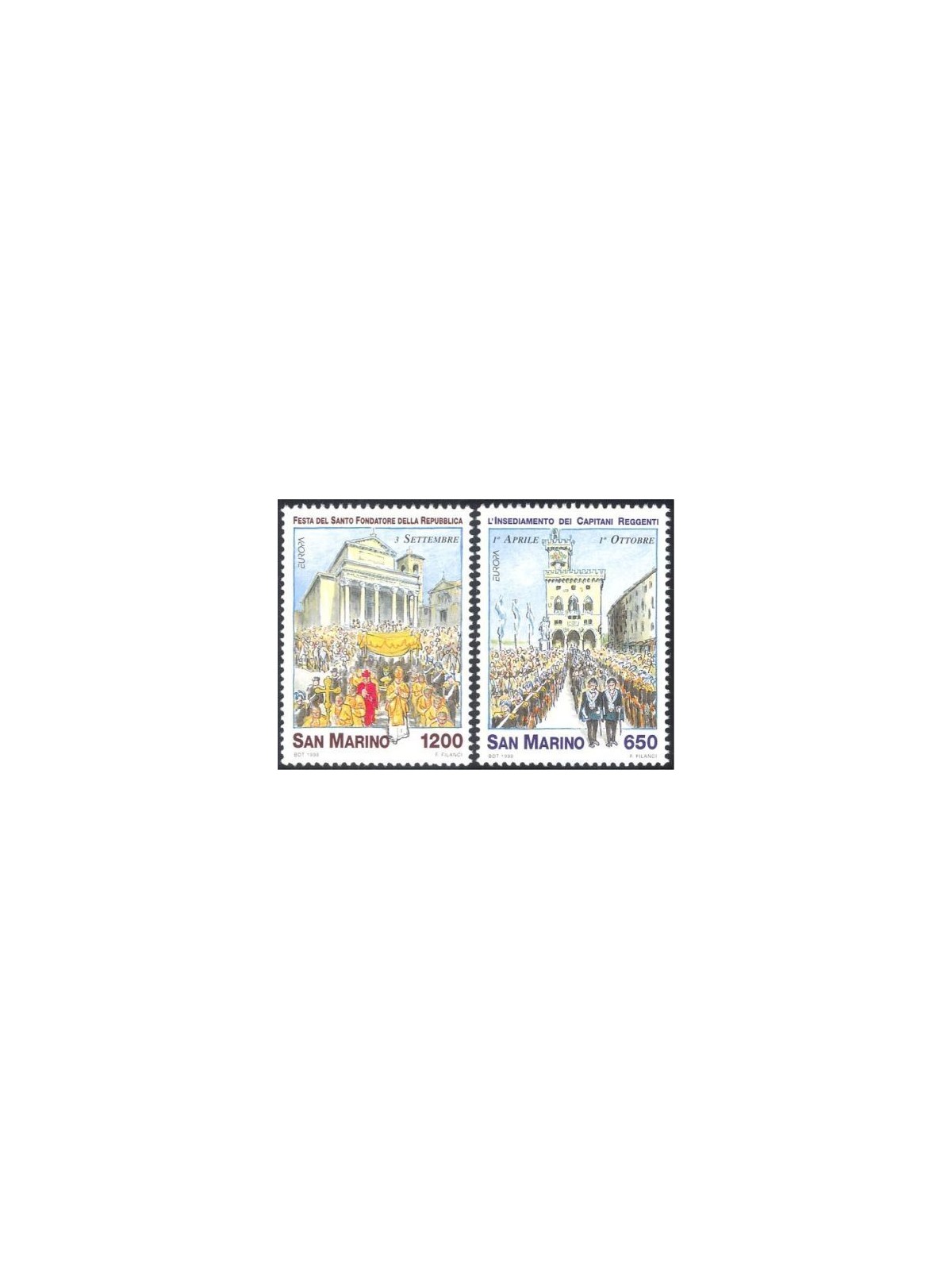SAN MARINO 1998 Europa 2v MNH**