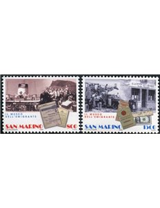 SAN MARINO 1998 Emigration 2v MNH**
