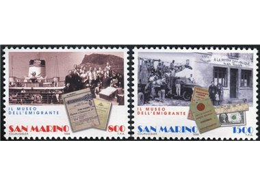 SAN MARINO 1998 Emigrazione 2v MNH**