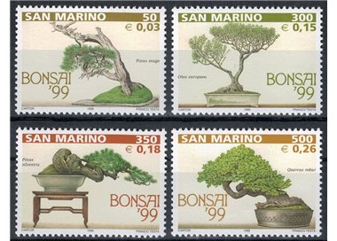 SAN MARINO 1999 Mostra di bonsai 4v MNH**