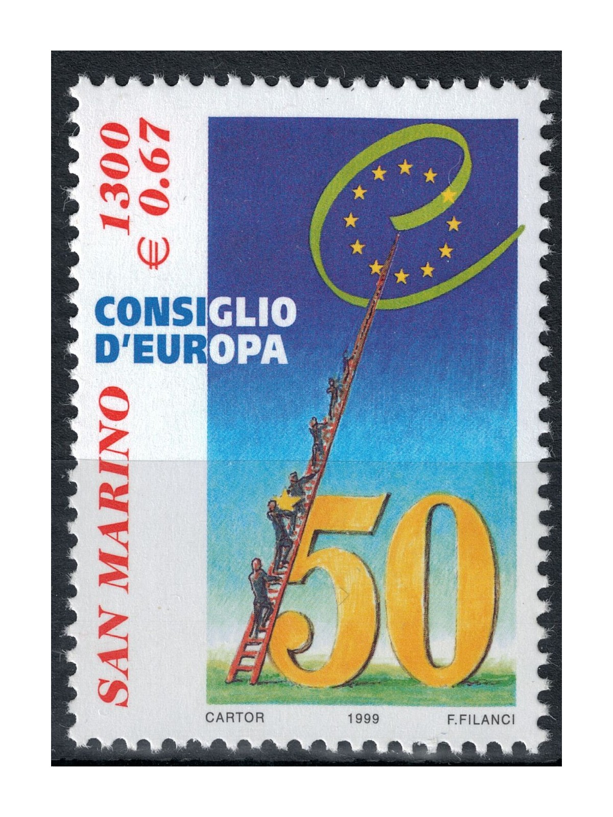 SAN MARINO 1999 Council of Europe MNH**