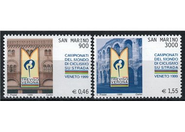 SAN MARINO 1999 World Cycling Championships 2v MNH**