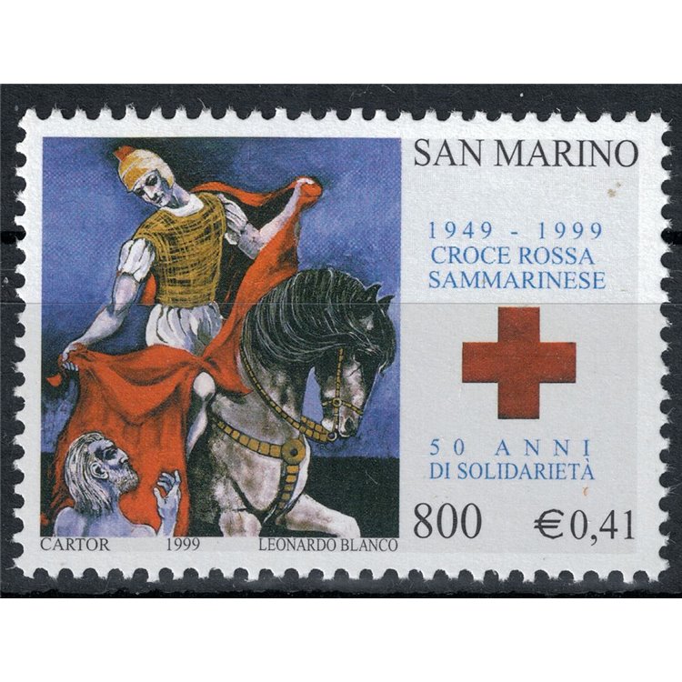 SAN MARINO 1999 San Marino Red Cross MNH**