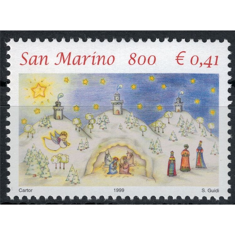 SAN MARINO 1999 Christmas MNH**