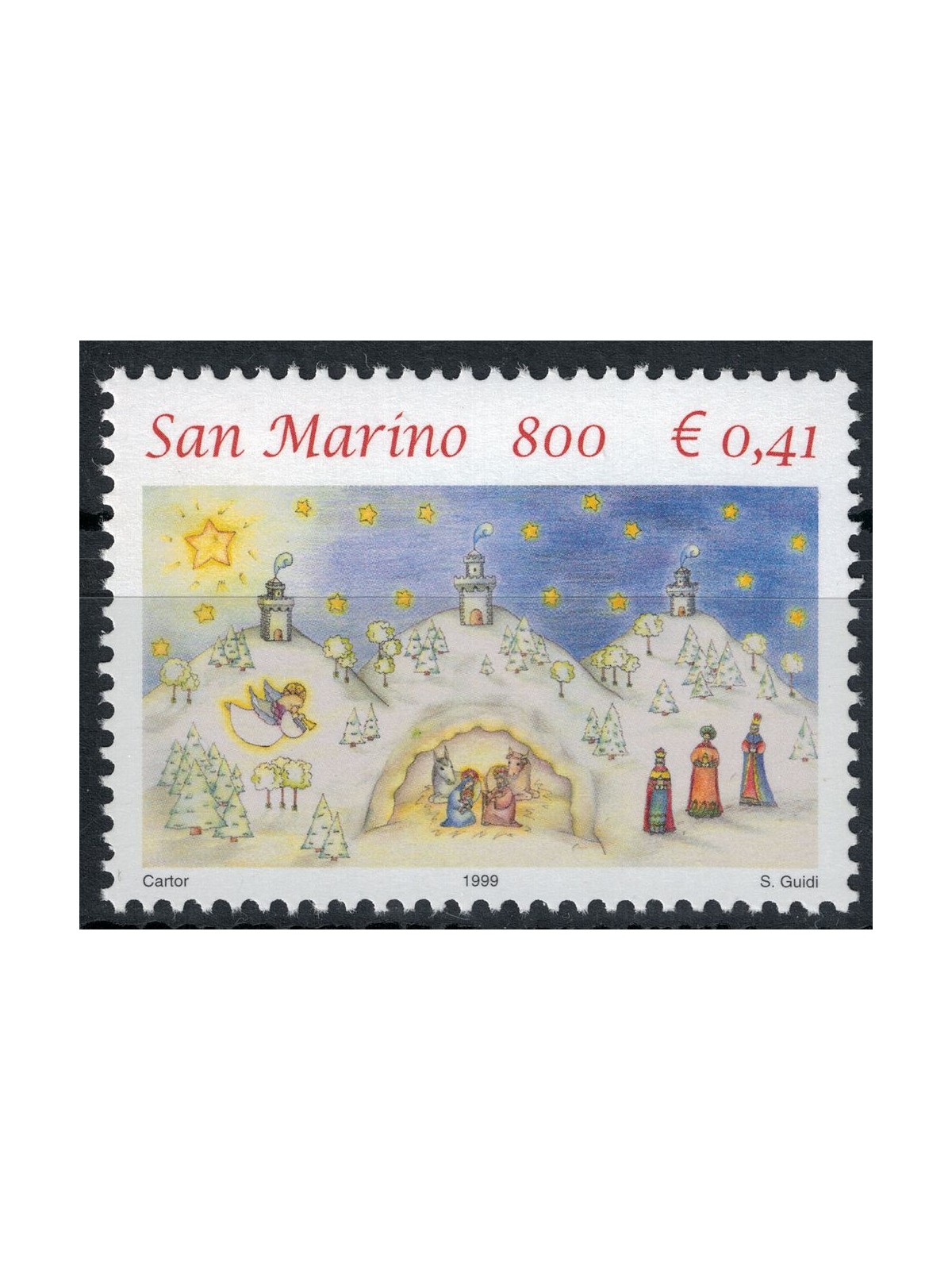 SAN MARINO 1999 Natale MNH**