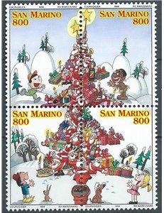 SAN MARINO 1998 Natale 4v MNH**