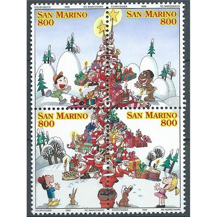 SAN MARINO 1998 Natale 4v MNH**