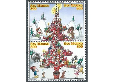 SAN MARINO 1998 Christmas 4v MNH**