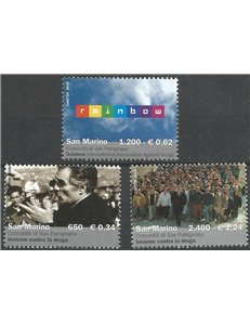 SAN MARINO 2000 Community of San Patrignano 3v MNH**