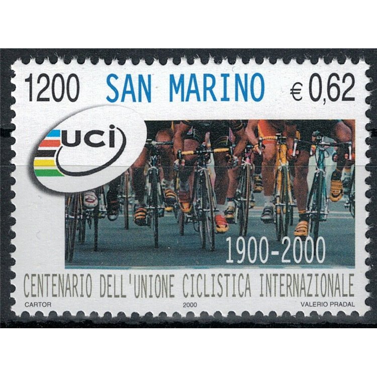 SAN MARINO 2000 International Cycling Union MNH**