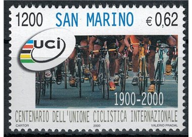 SAN MARINO 2000 International Cycling Union MNH**