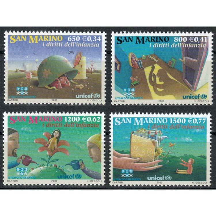 SAN MARINO 2000 Children's Rights 4v MNH**