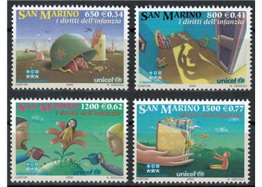 SAN MARINO 2000 Children's Rights 4v MNH**