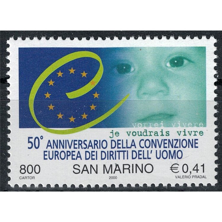 SAN MARINO 2000 Human Rights MNH**