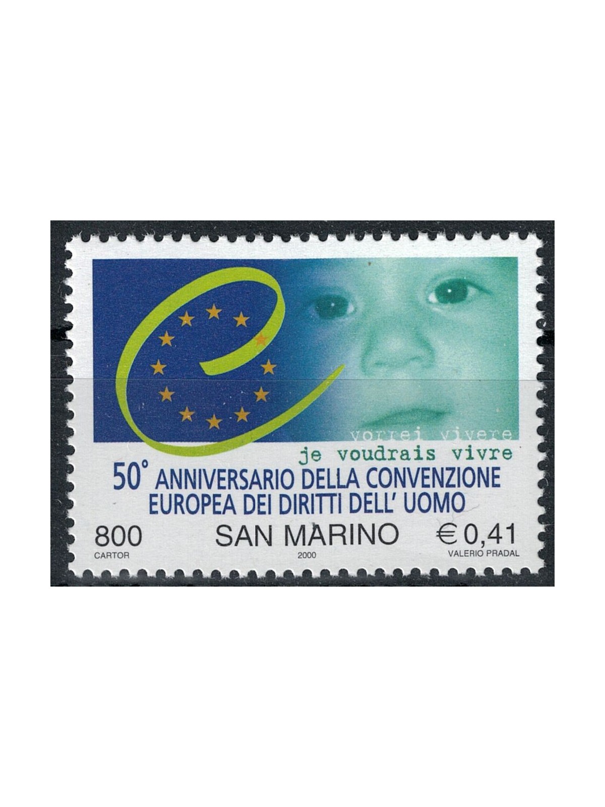 SAN MARINO 2000 Human Rights MNH**