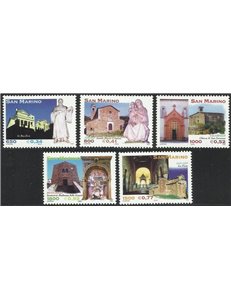 SAN MARINO 2000 Art of Montefeltro 5v MNH**