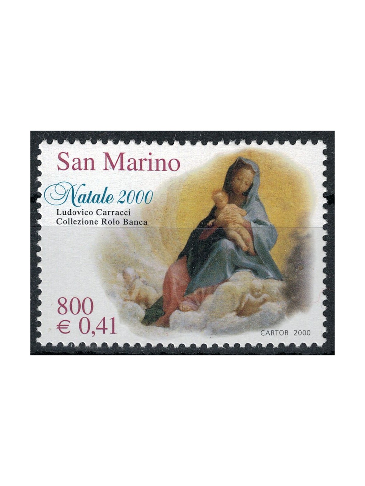 SAN MARINO 2000 Natale MNH**