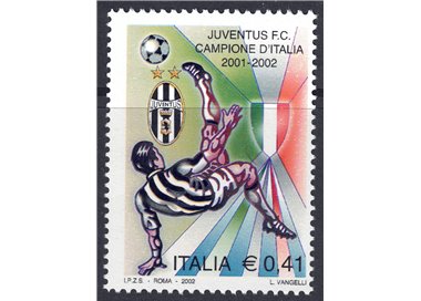 ITALY 2002 Juventus Italian champions MNH**