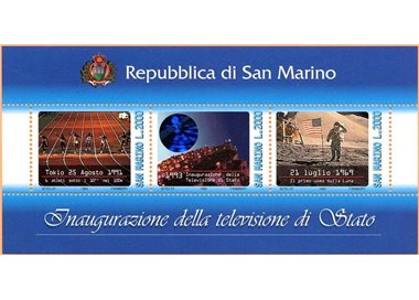 SAN MARINO 1993 Inaugurazione della televisione BF MNH**