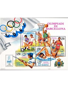 SAN MARINO 1992 Olimpiadi di Barcellona BF MNH**