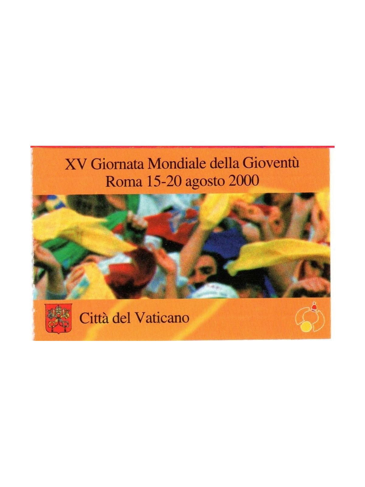 VATICANO 2000 Giornata mondiale della gioventù LB MNH**