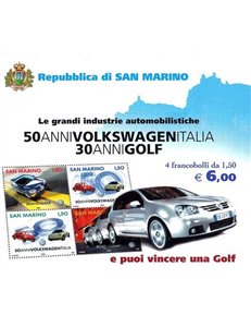 SAN MARINO 2004 Volkswagen LB MNH**