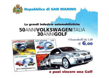 SAN MARINO 2004 Volkswagen LB MNH**