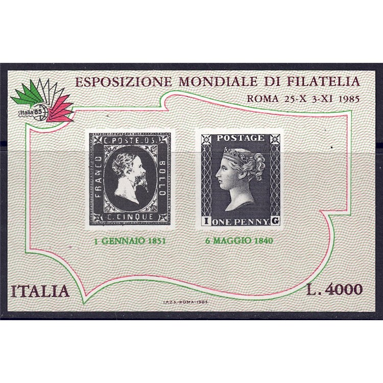 ITALY 1985 Penny Black s/s MNH**