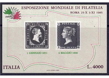 ITALY 1985 Penny Black s/s MNH**