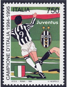 ITALY 1995 Juventus Italian champions MNH**