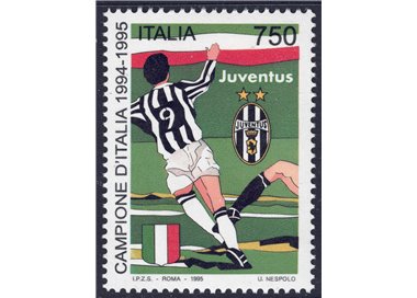 ITALIA 1995 Juventus campione d'Italia MNH**