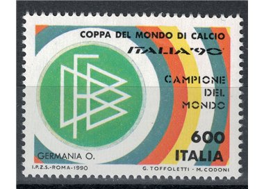 ITALIA 1990 Germania campione del mondo MNH**