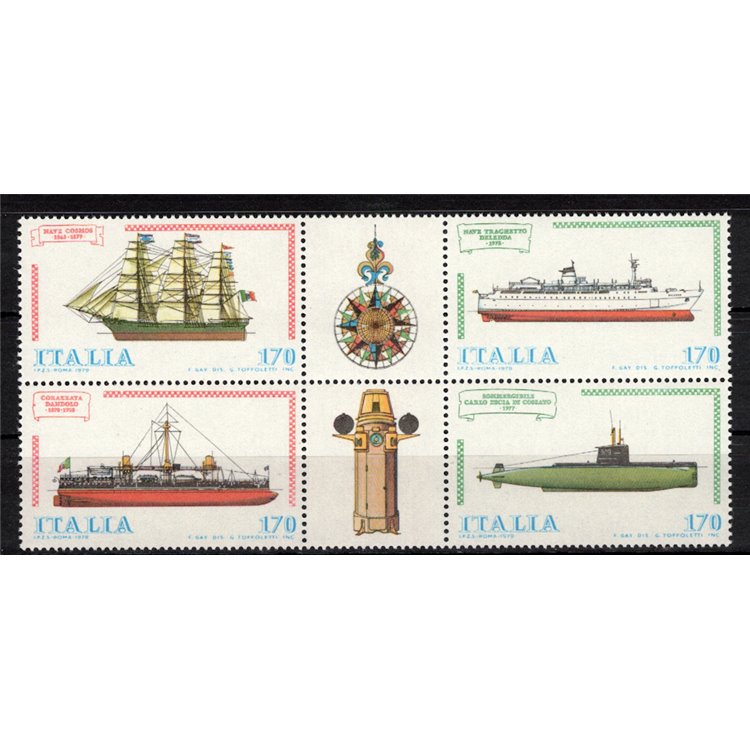 ITALY 1979 Ships III 4v MNH**
