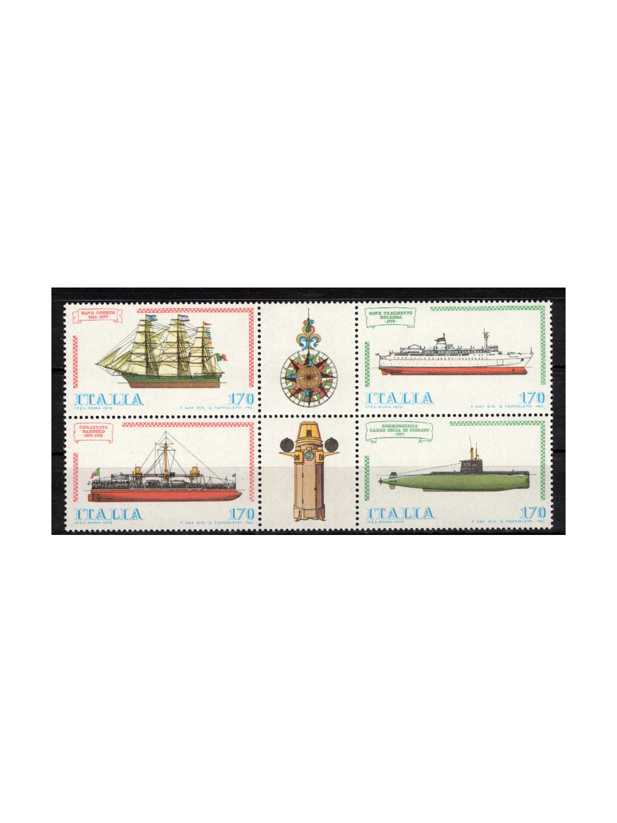 ITALY 1979 Ships III 4v MNH**