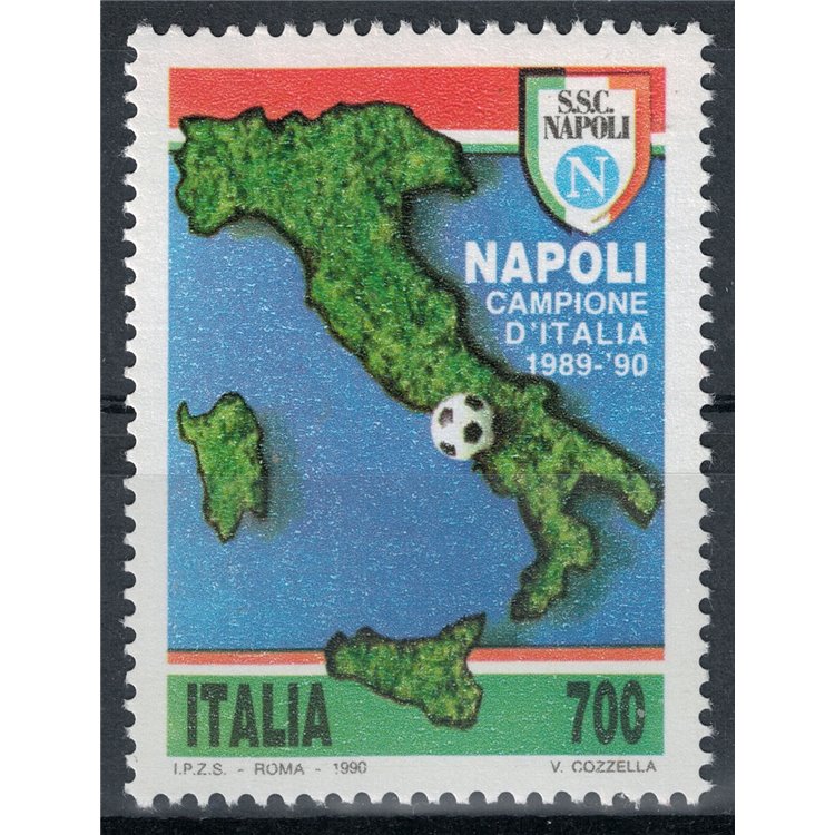 ITALIA 1990 Napoli campione d'Italia MNH**