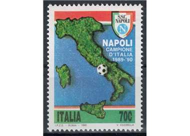 ITALY 1990 Napoli Italian champions MNH**