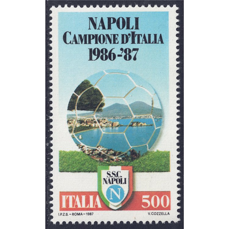 ITALY 1987 Napoli Italian champions MNH**