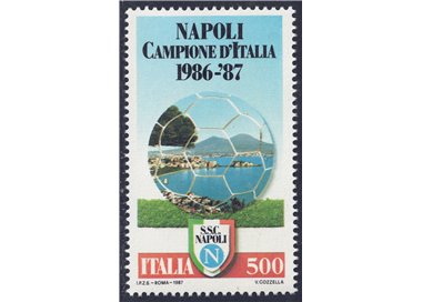 ITALY 1987 Napoli Italian champions MNH**