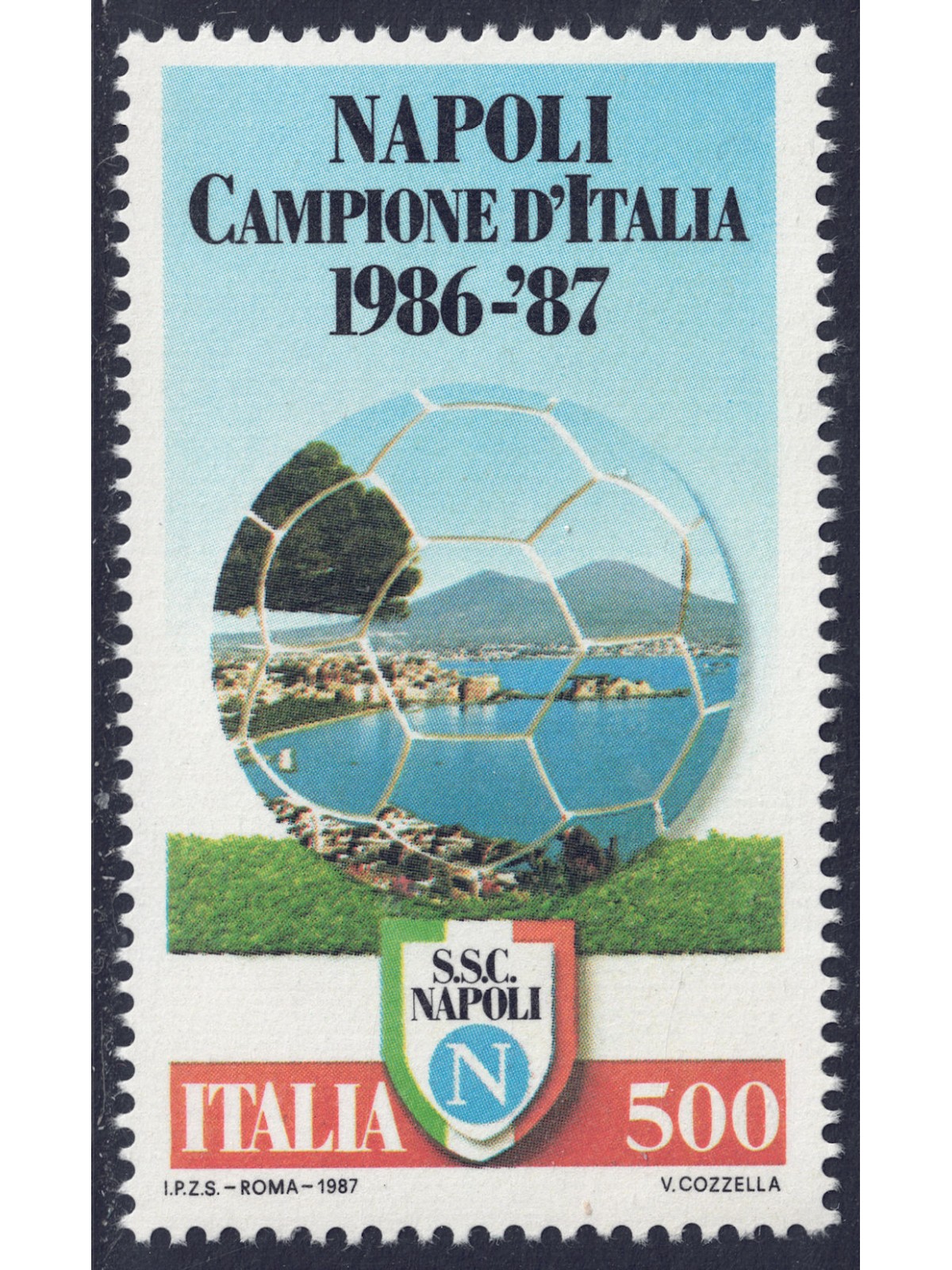 ITALIA 1987 Napoli campione d'Italia MNH**