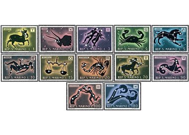 SAN MARINO 1970 Segni zodiacali 12v MNH**