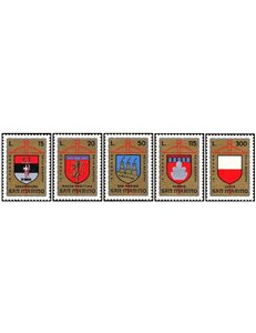 SAN MARINO 1974 Crossbow Tournament 5v MNH**