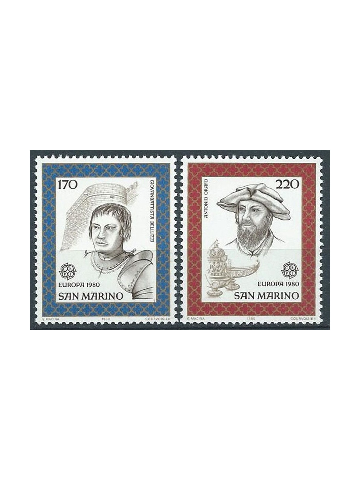 SAN MARINO 1980 Europa 2v MNH**
