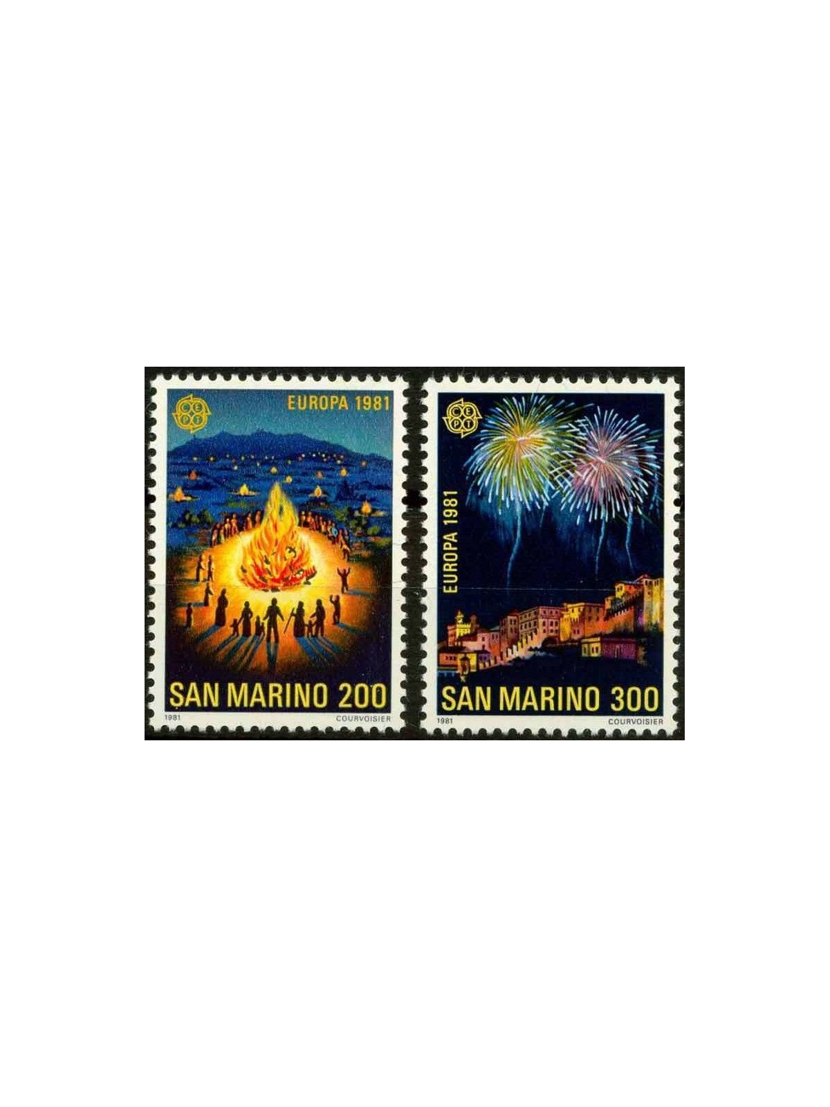 SAN MARINO 1981 Europa 2v MNH**